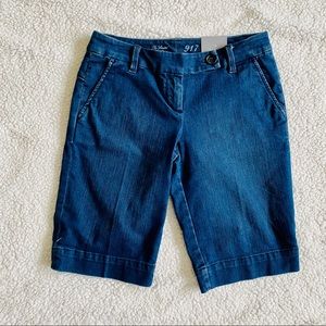 Denim Bermuda shorts NWT
